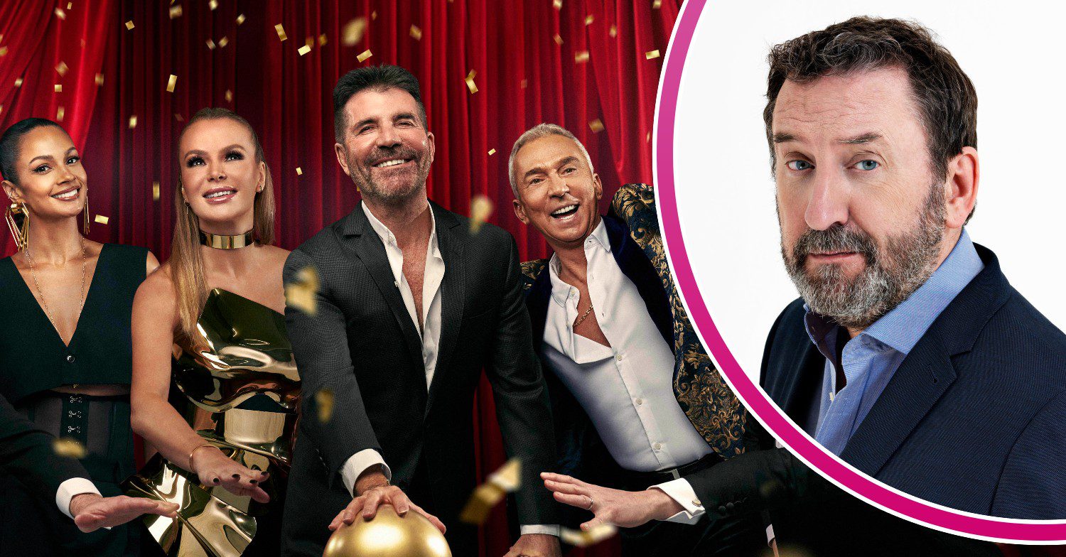 Britain's Got Talent press shot featuring the judges with Lee Mack in a circle comp image