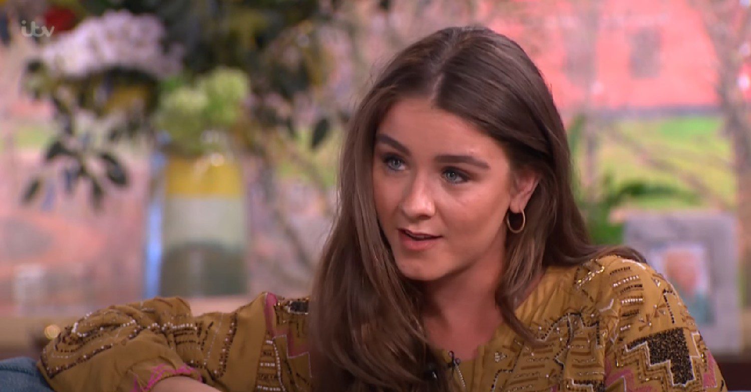 Brooke Vincent talking on This Morning