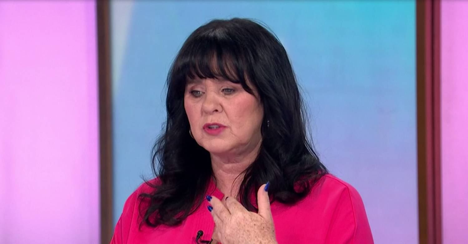 Coleen Nolan appears emotional