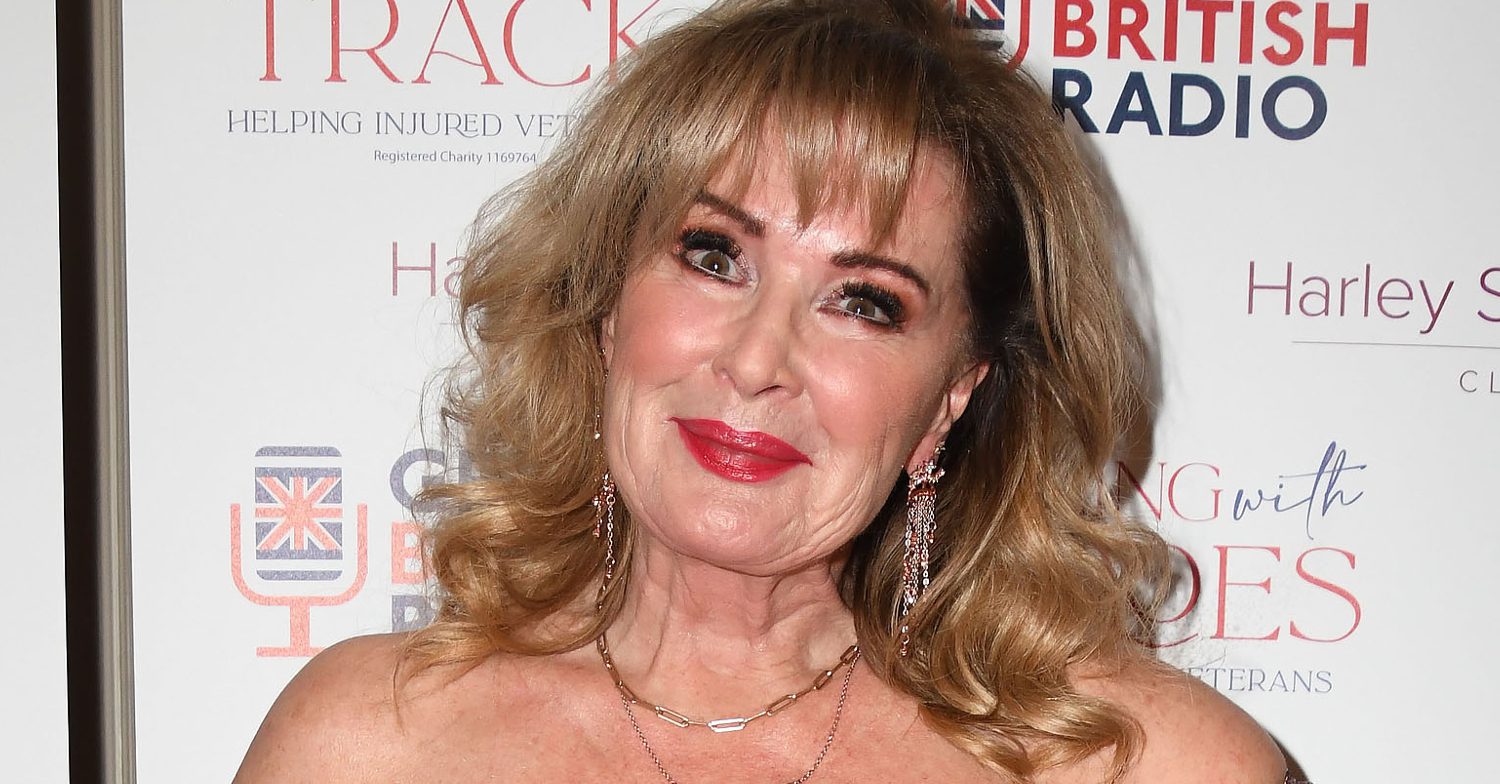 Coronation Street's Beverley Callard is smiling at a press event