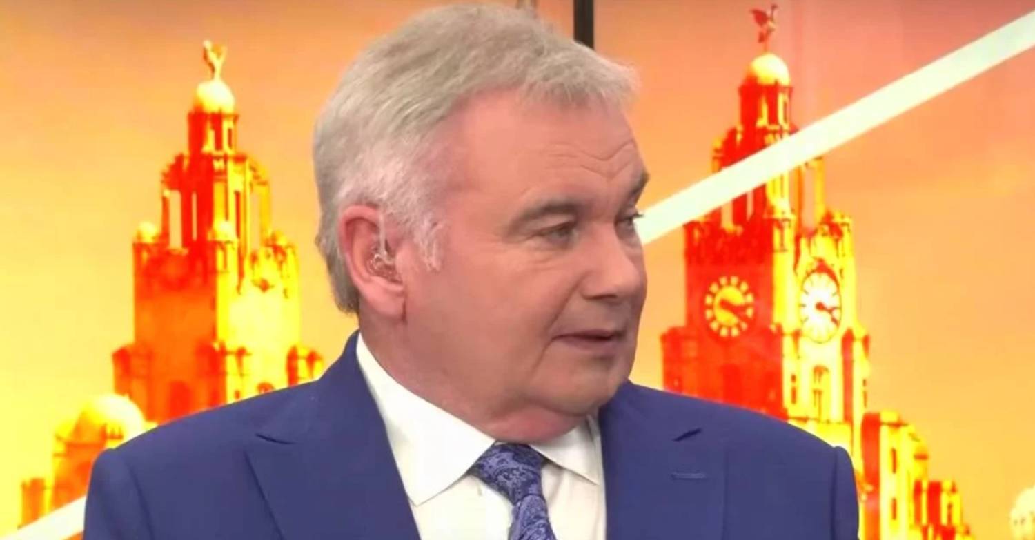 Eamonn Holmes looks to his side