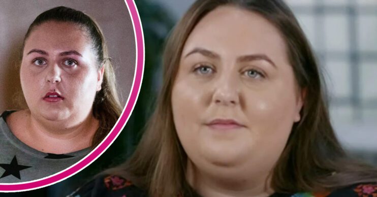 EastEnders' Clair Norris and, in a bubble, Bernadette