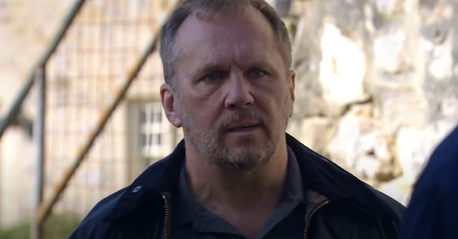 Emmerdale's Will looks angry