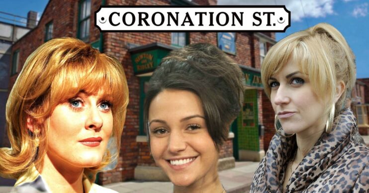 Ex-Corrie actresses Sarah Lancashire, Michelle Keegan and Katherine Kelly