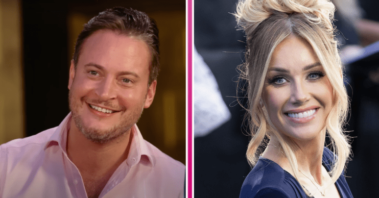 Gary Lucy and Laura Anderson smiling