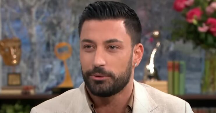 Giovanni Pernice talking on This Morning