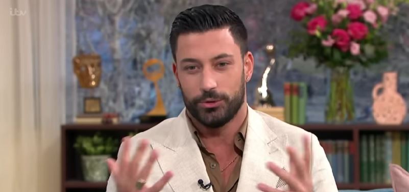 Giovanni Pernice talking on This Morning 