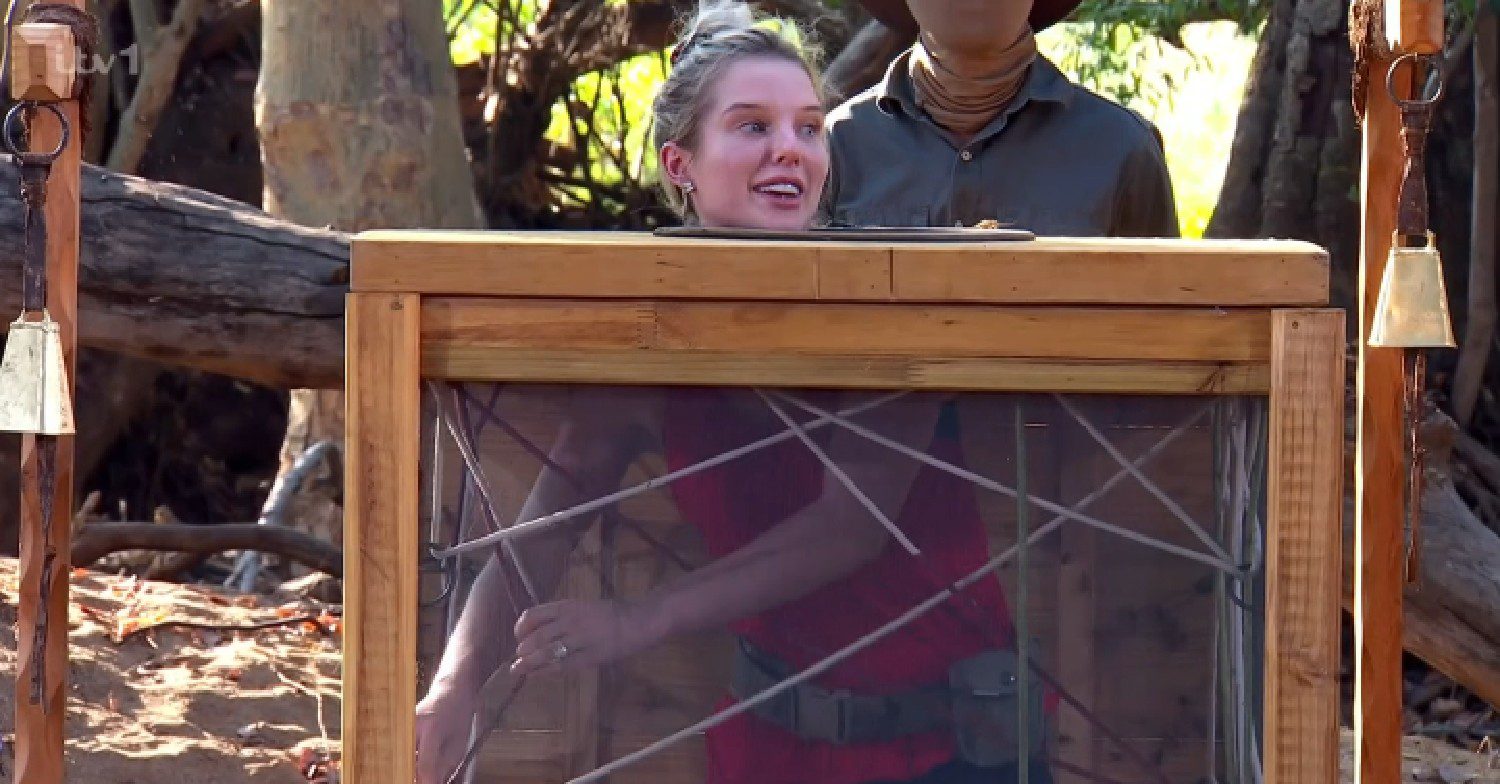 Helen Flanagan during trial on I'm A Celebrity South Africa