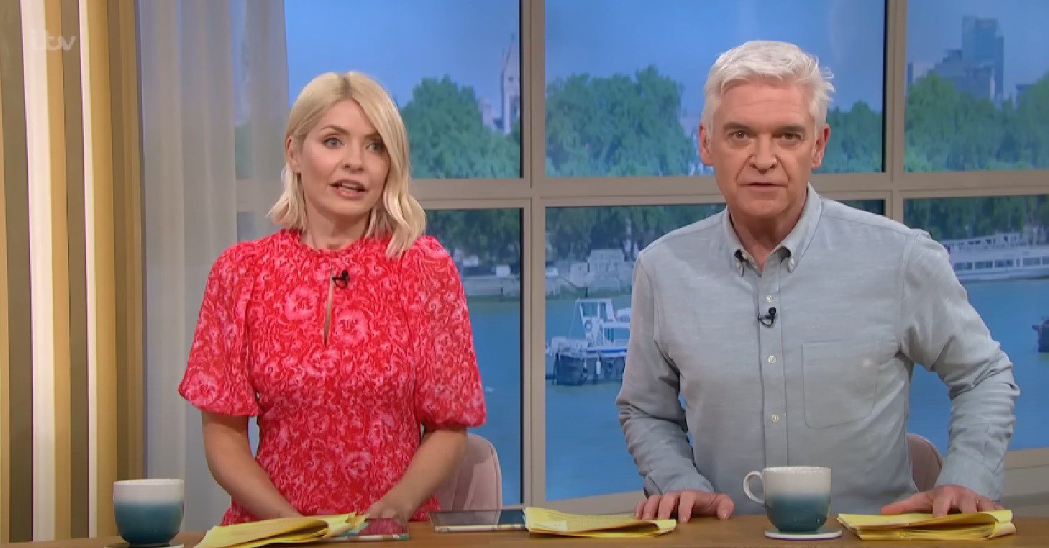Holly Willoughby and Phillip Schofield on This Morning