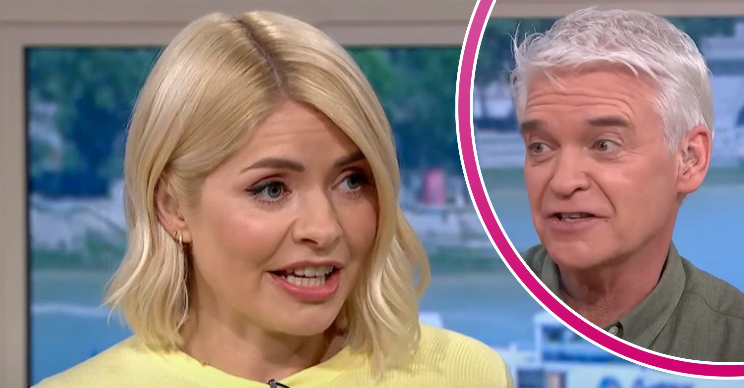 Holly Willoughby and Phillip Schofield on This Morning