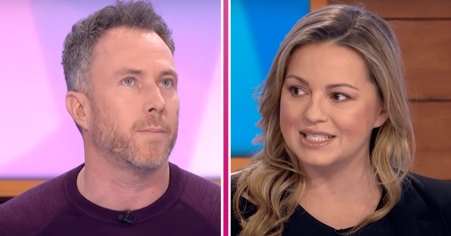 James and Ola Jordan being interviewed on Loose Women