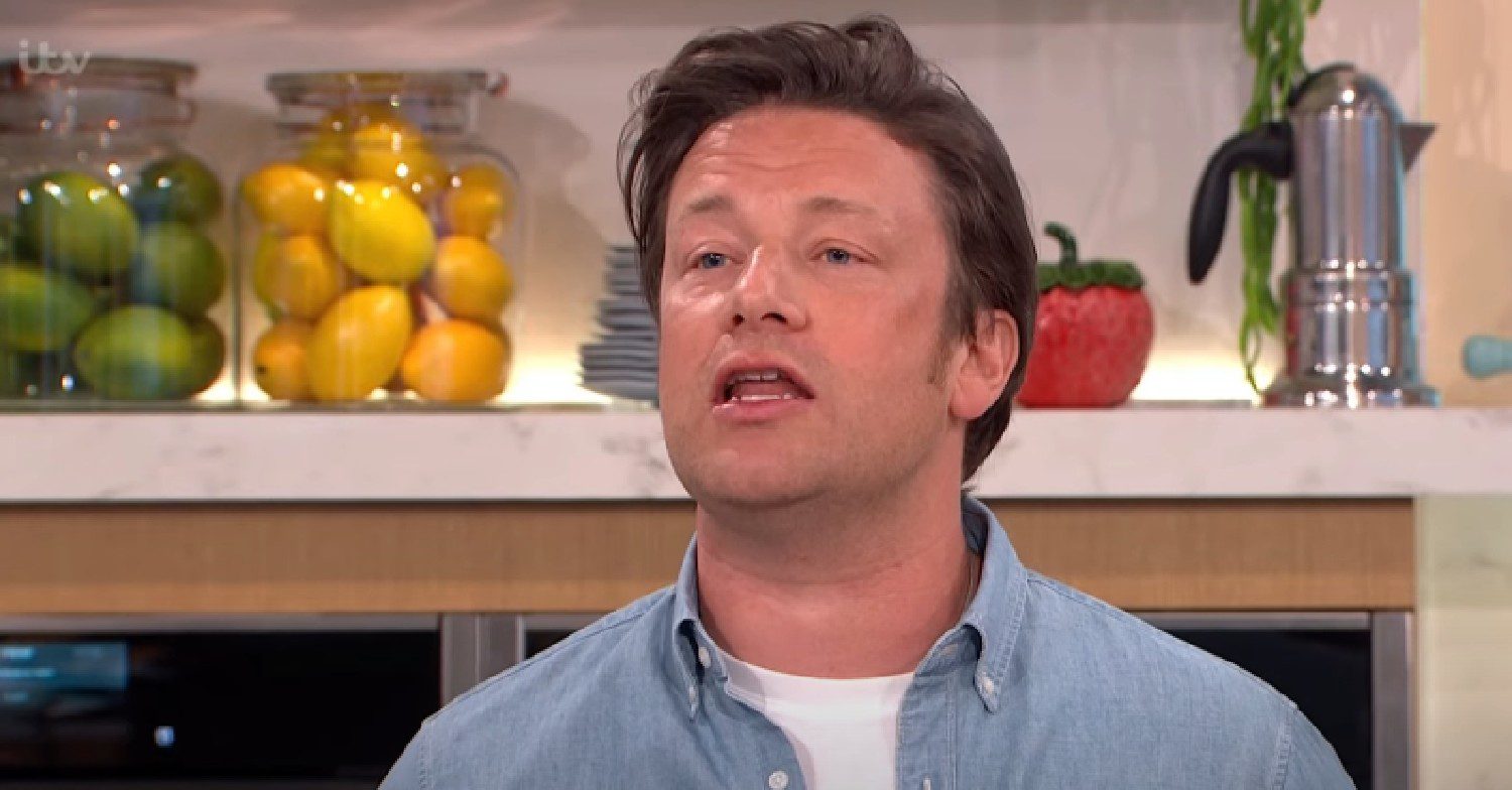Jamie Oliver speaking on This Morning