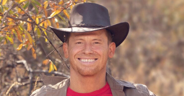 Joe Swash smiling on I'm A Celeb South Africa