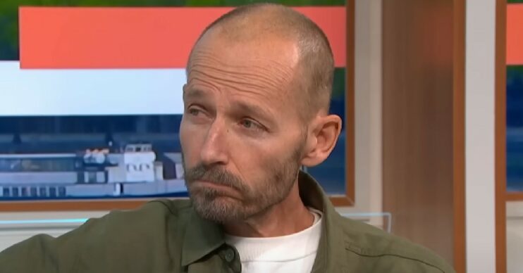 Jonnie Irwin looking sad on GMB