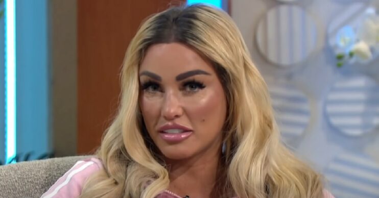 Katie Price talking on Lorraine