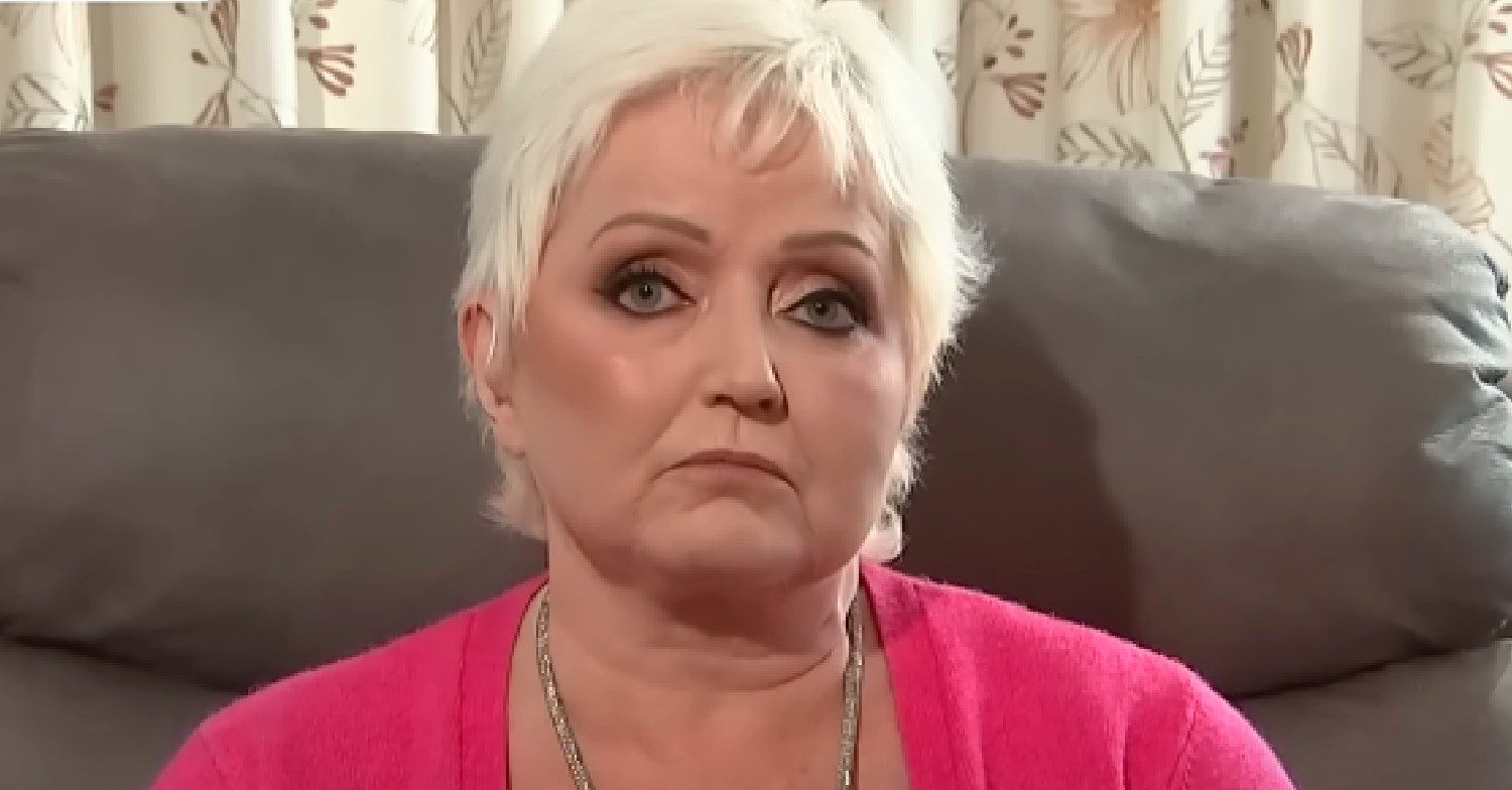 Linda Nolan looking sad on GMB