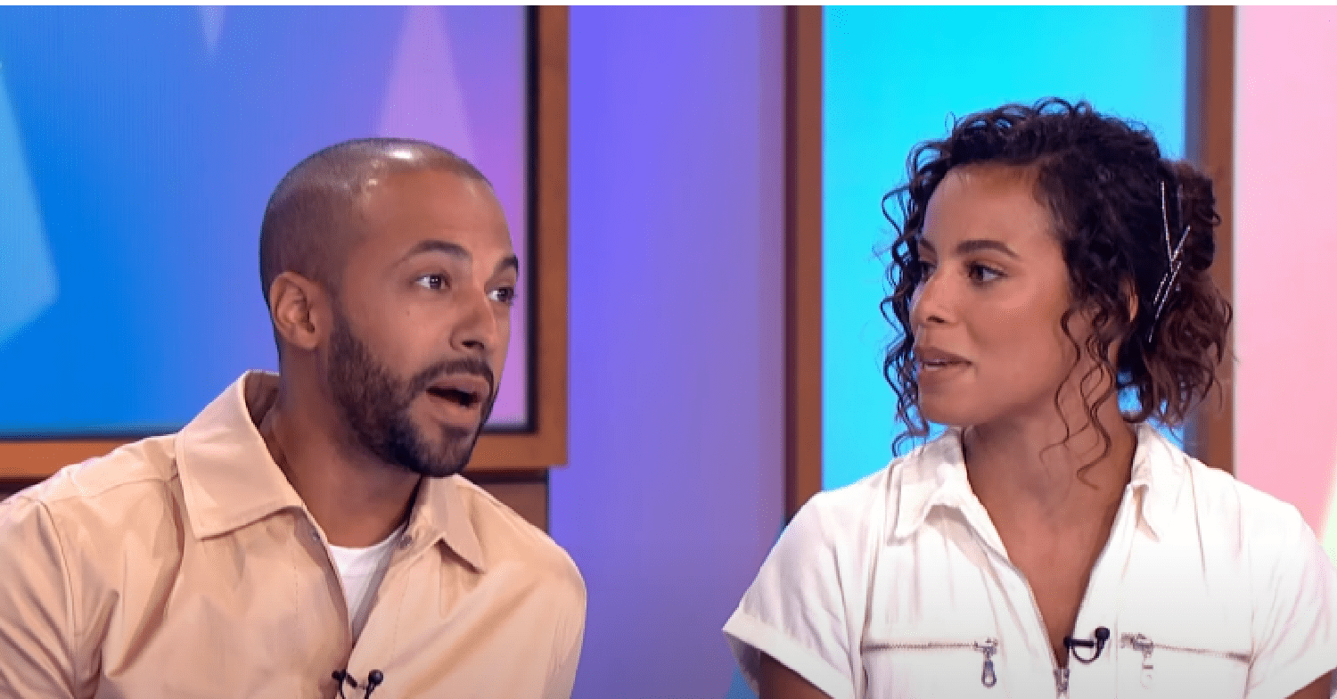Marvin and Rochelle Humes speaking on Loose Women