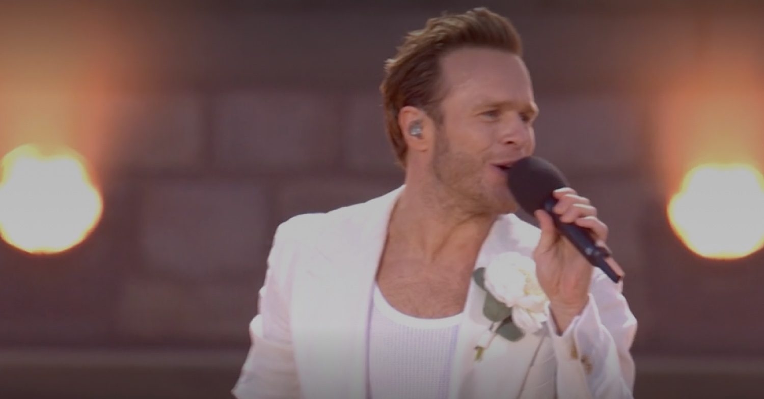 Olly Murs performs at King Charles Coronation Concert