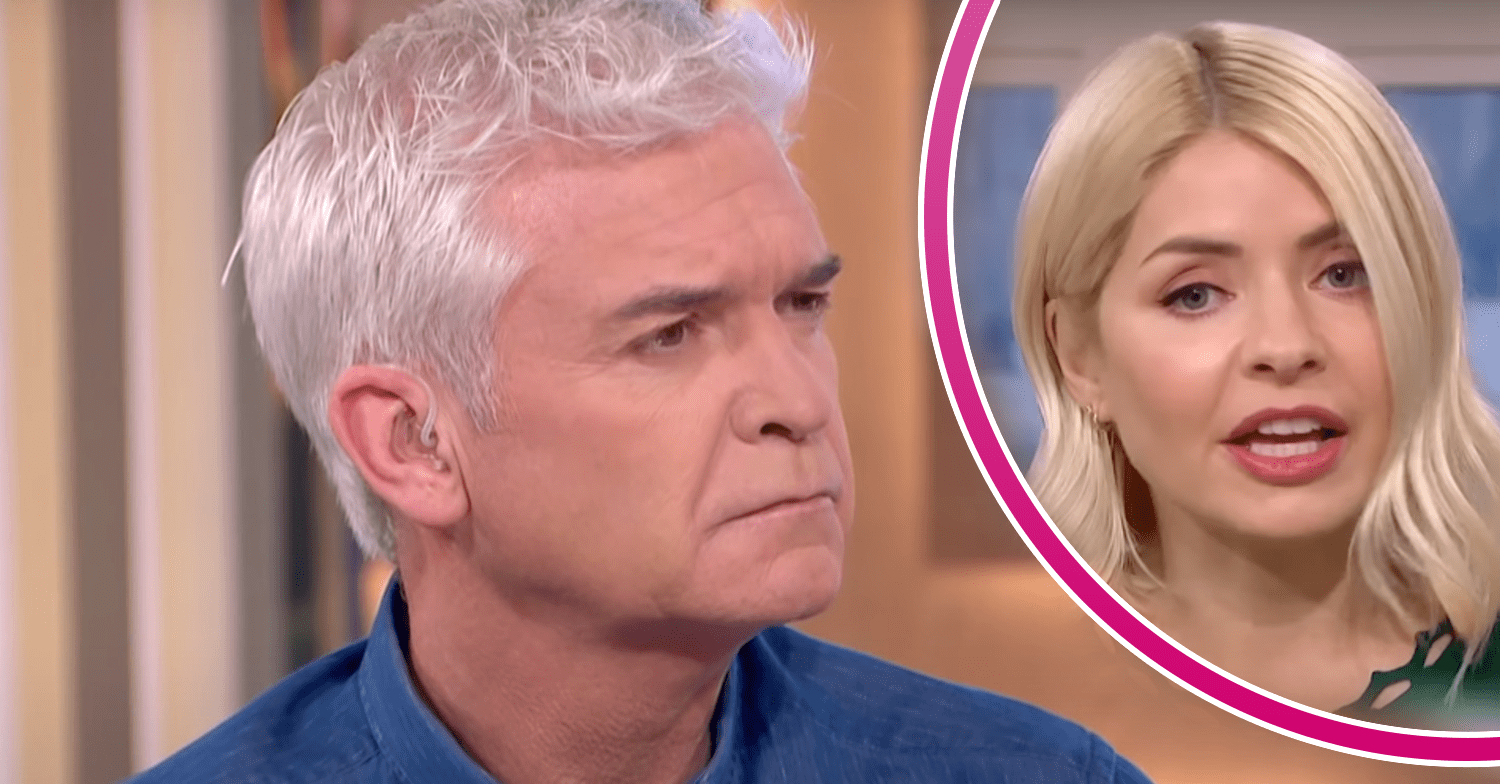 Composite image of Phillip Schofield and Holly Willoughy