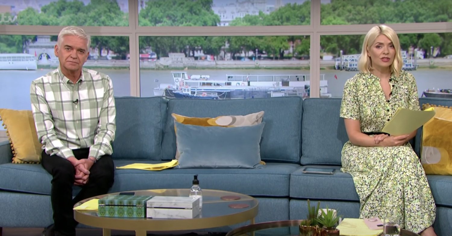 Phillip Schofield and Holly Willoughby on This Morning