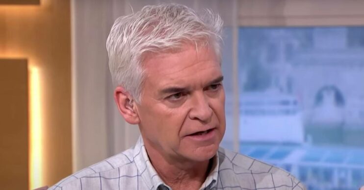 Phillip Schofield frowns