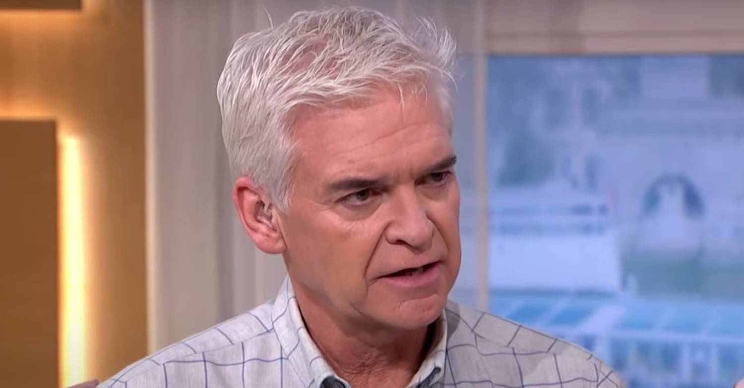 Phillip Schofield frowns