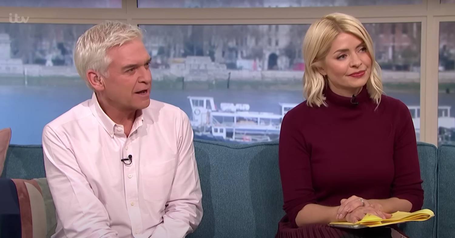 Phillip Schofield and Holly Willoughby hosting This Morning together