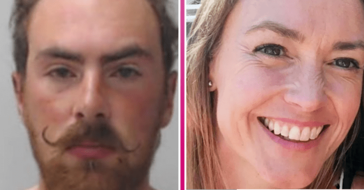 Rhys Bennett mug shot and Jill Barclay