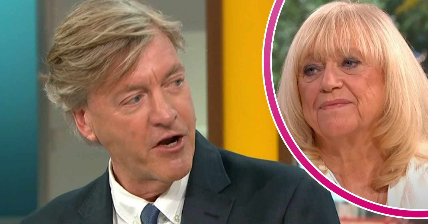 Richard Madeley talking on GMB, Judy Finnigan on This Morning