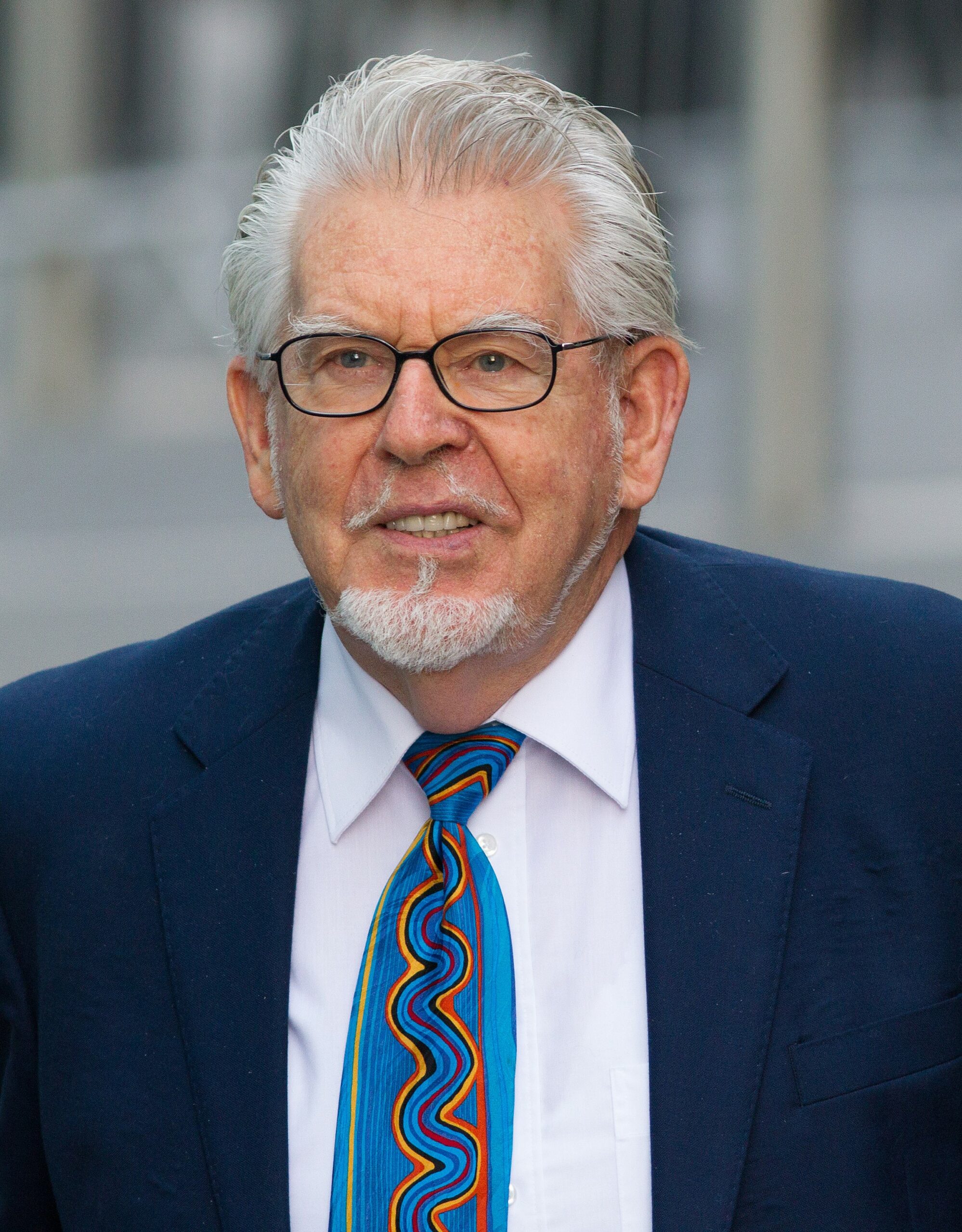 Rolf Harris pictured in suit