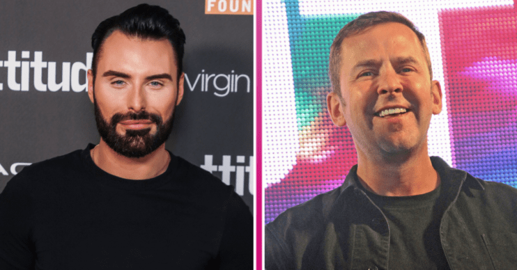 Rylan and Scott Mills smiling