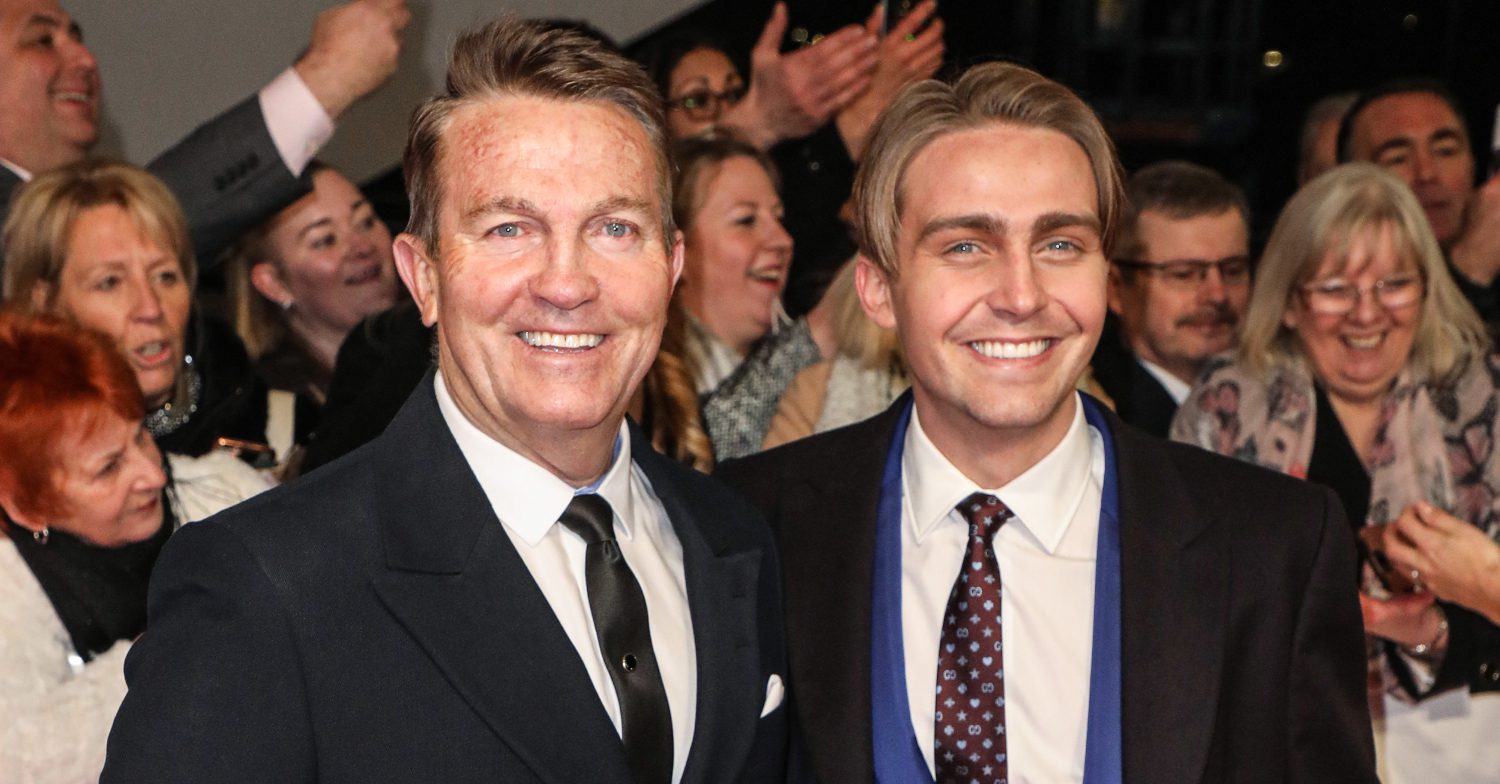 Barney and Bradley smile at event