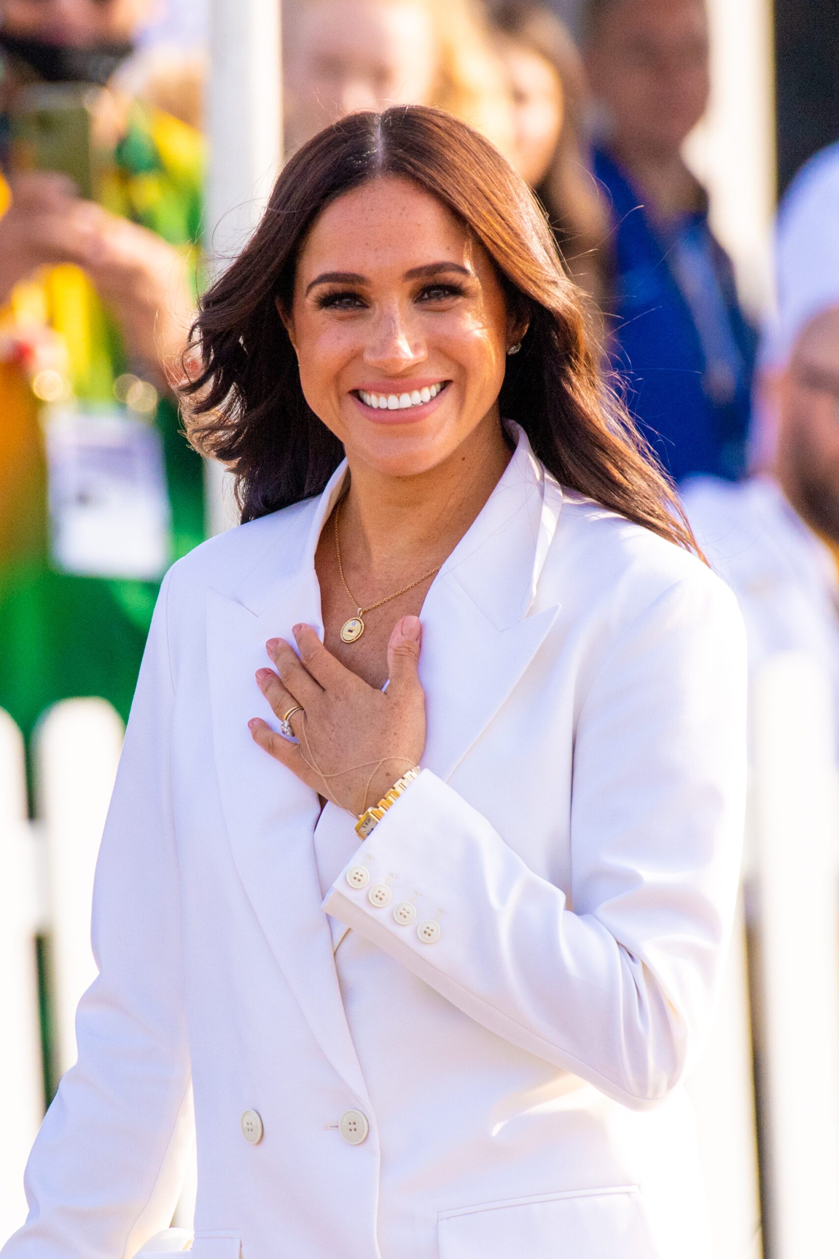 Meghan Markle smiling 
