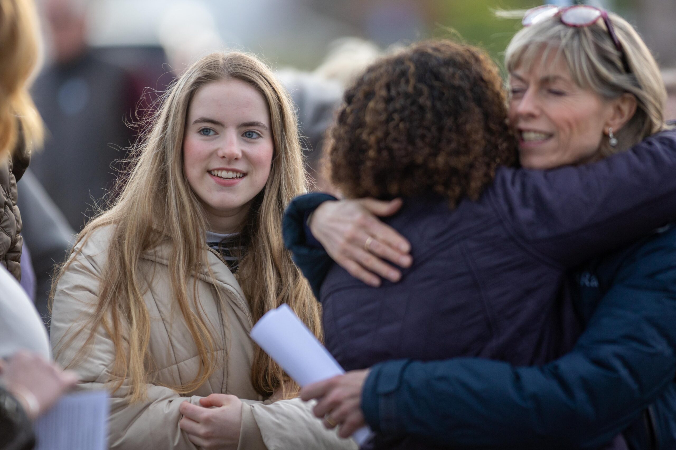 Amelie McCann smiling at Madeleine's prayer evening
