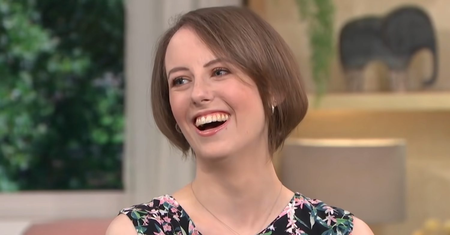 Laura Nuttall smiles on This Morning