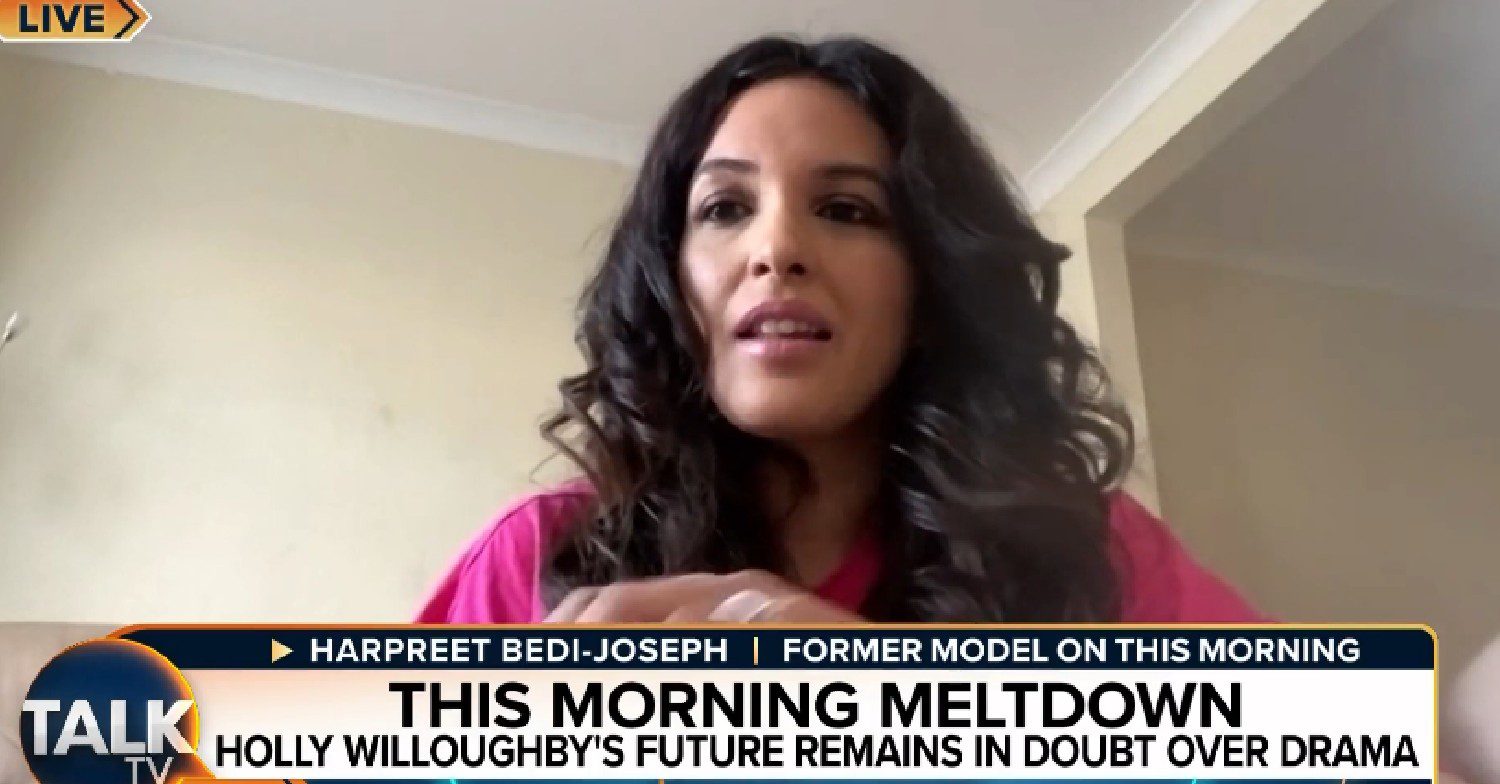 This Morning model speaking on TalkTV