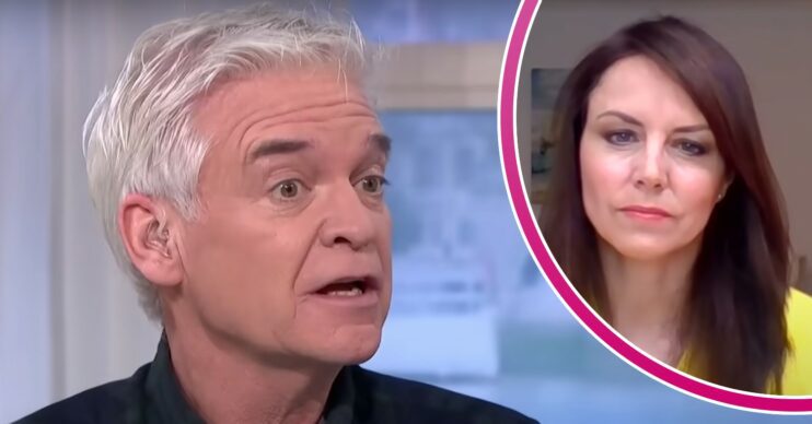 Former This Morning co-host Phillip Schofield looks shocked