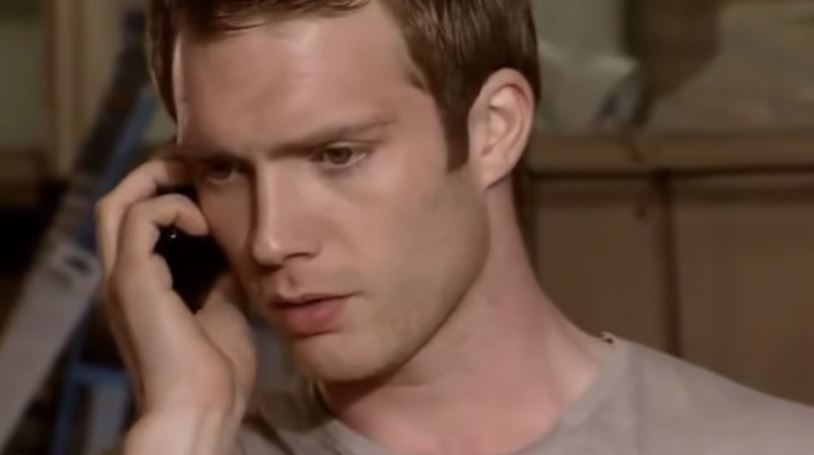 Tommy Duckworth on the phone in Corrie