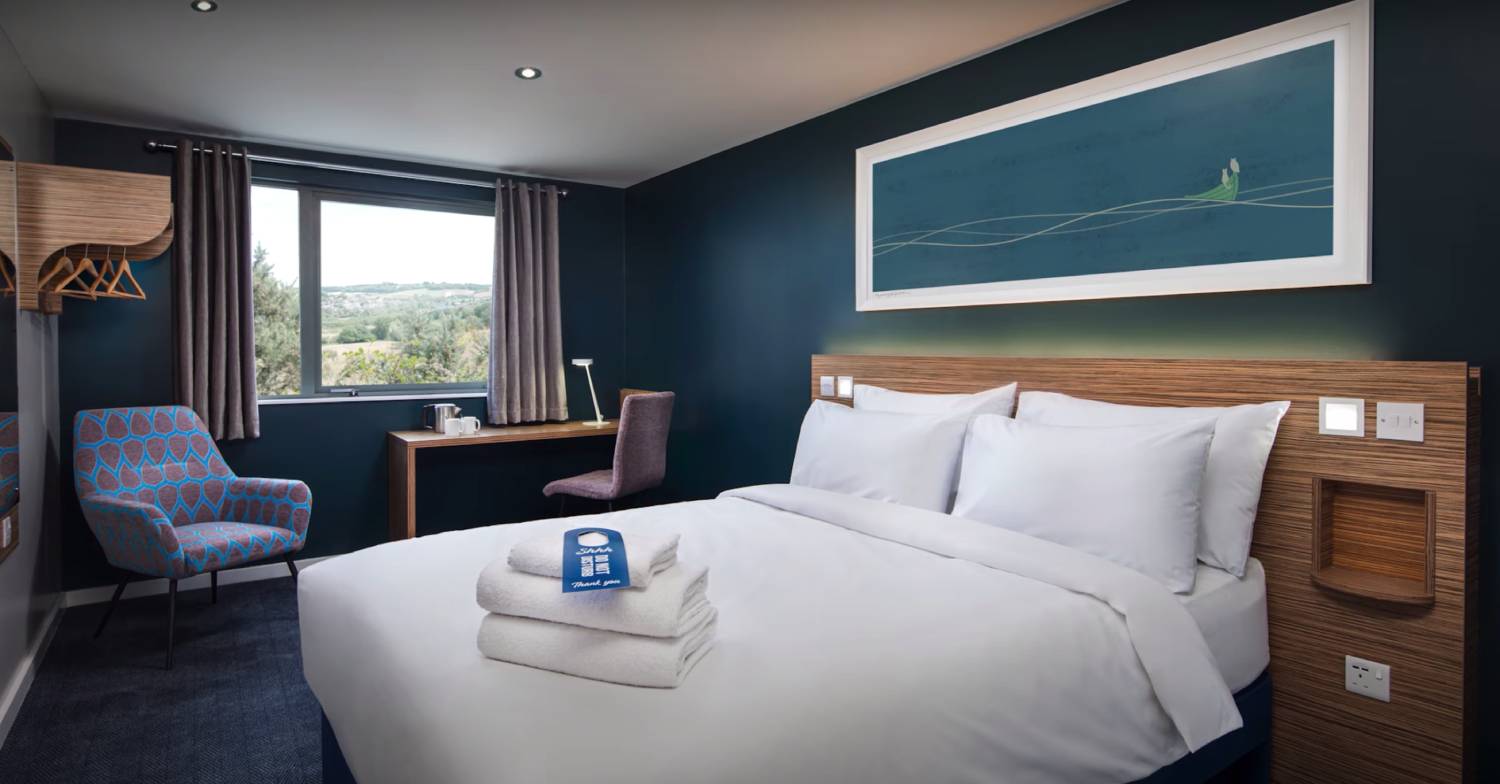 A room in a Travelodge