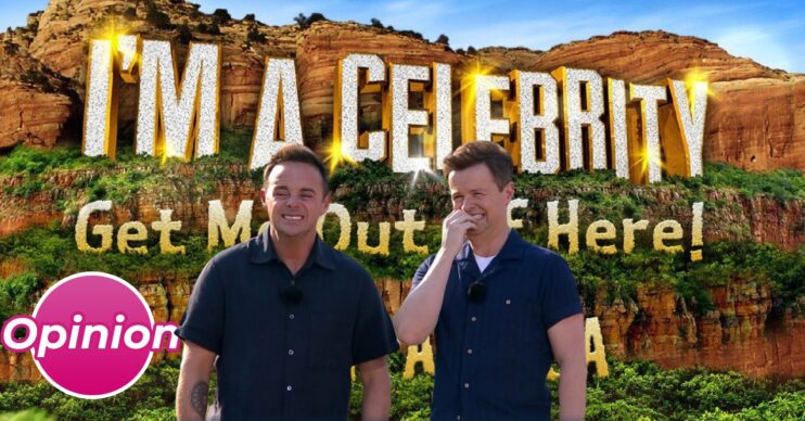 Ant and Dec wincing on I'm A Celebrity South Africa / Logo