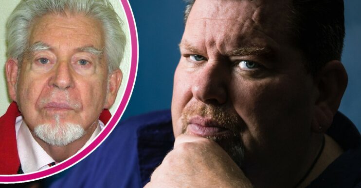 Chris 'Bear' Brosnan and Rolf Harris