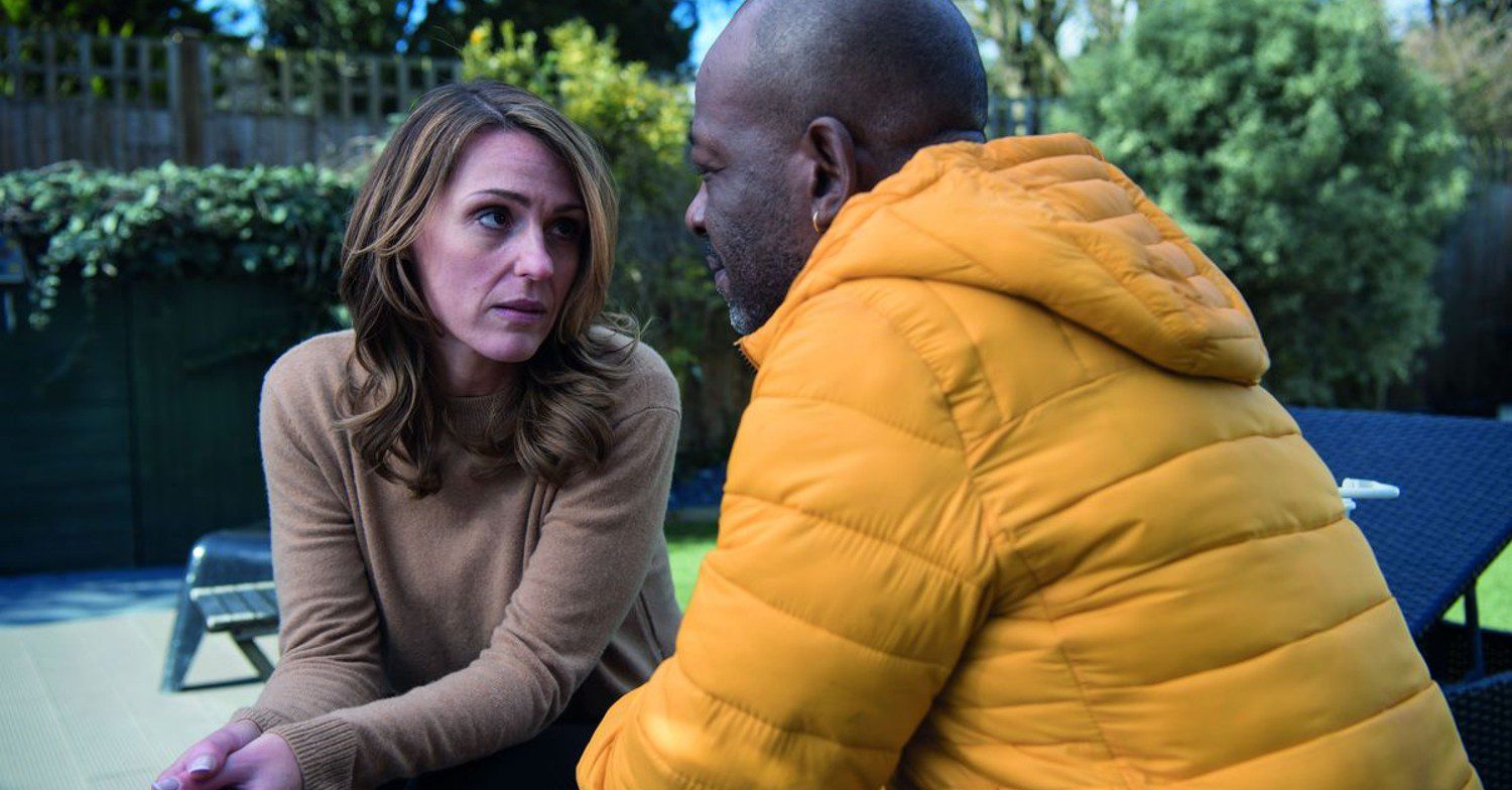 Suranne Jones and Lennie James in Save Me