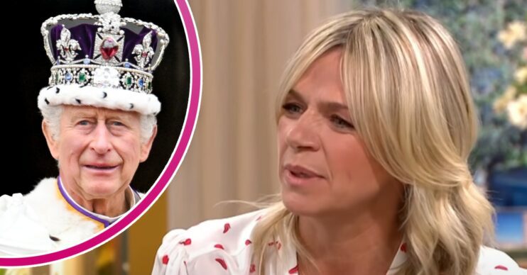 King Charles at coronation, Zoe Ball on This Morning