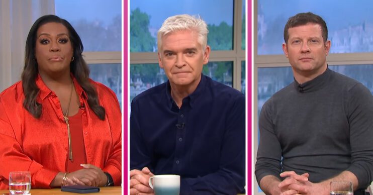 Alison, Phil and Dermot frown on This Morning