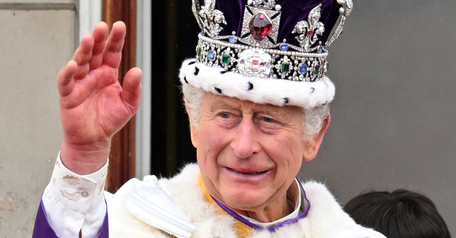 King Charles waving