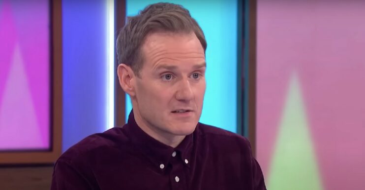 Dan Walker looking serious on Loose Women