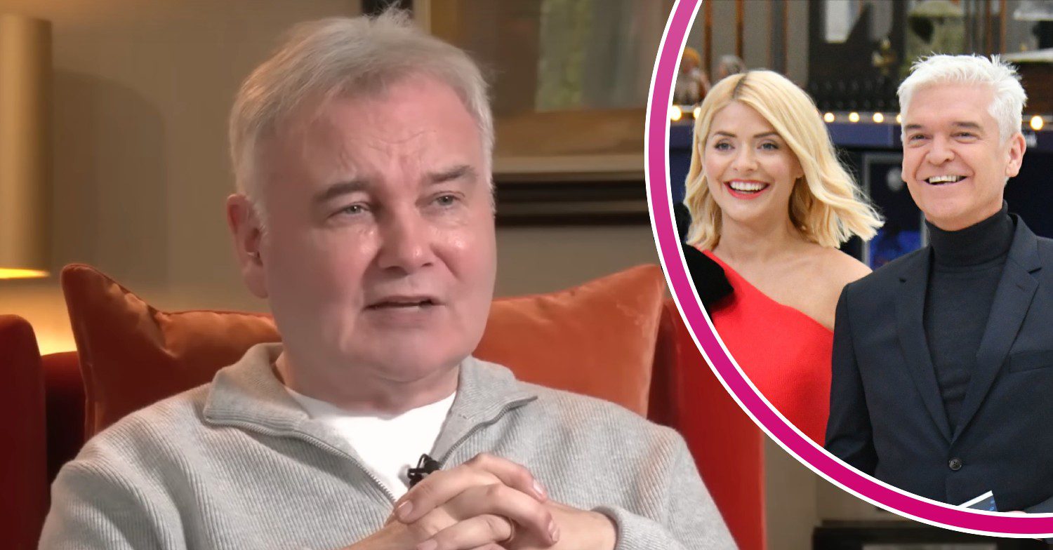 Eamonn Holmes on GB News / Holly Willoughby and Phillip Schofield laughing