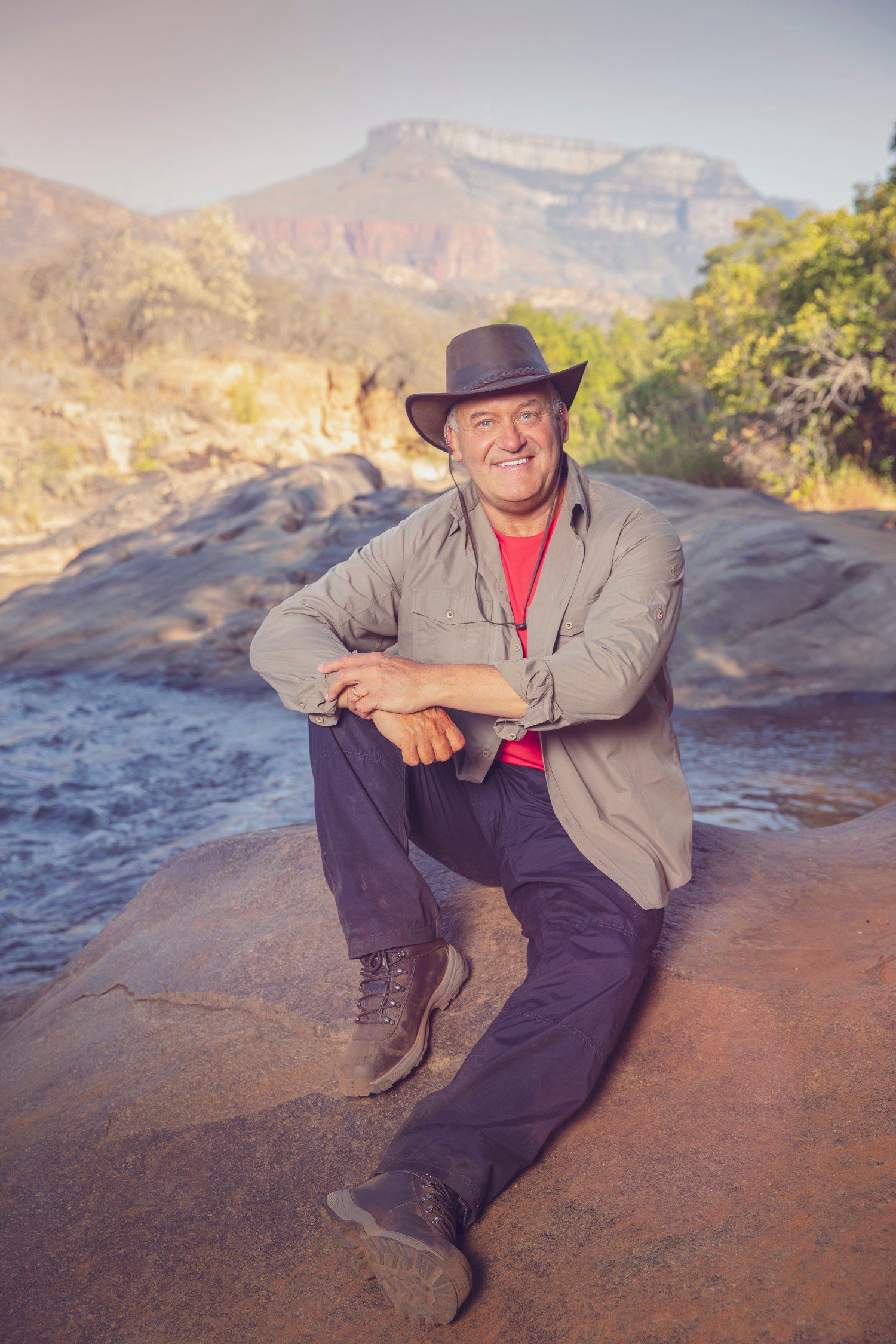 Paul Burrell smiles on I'm A Celebrity South Africa