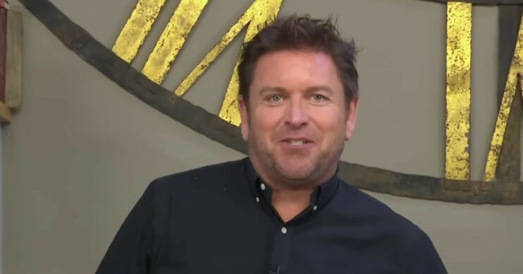 James Martin hosting his TV show