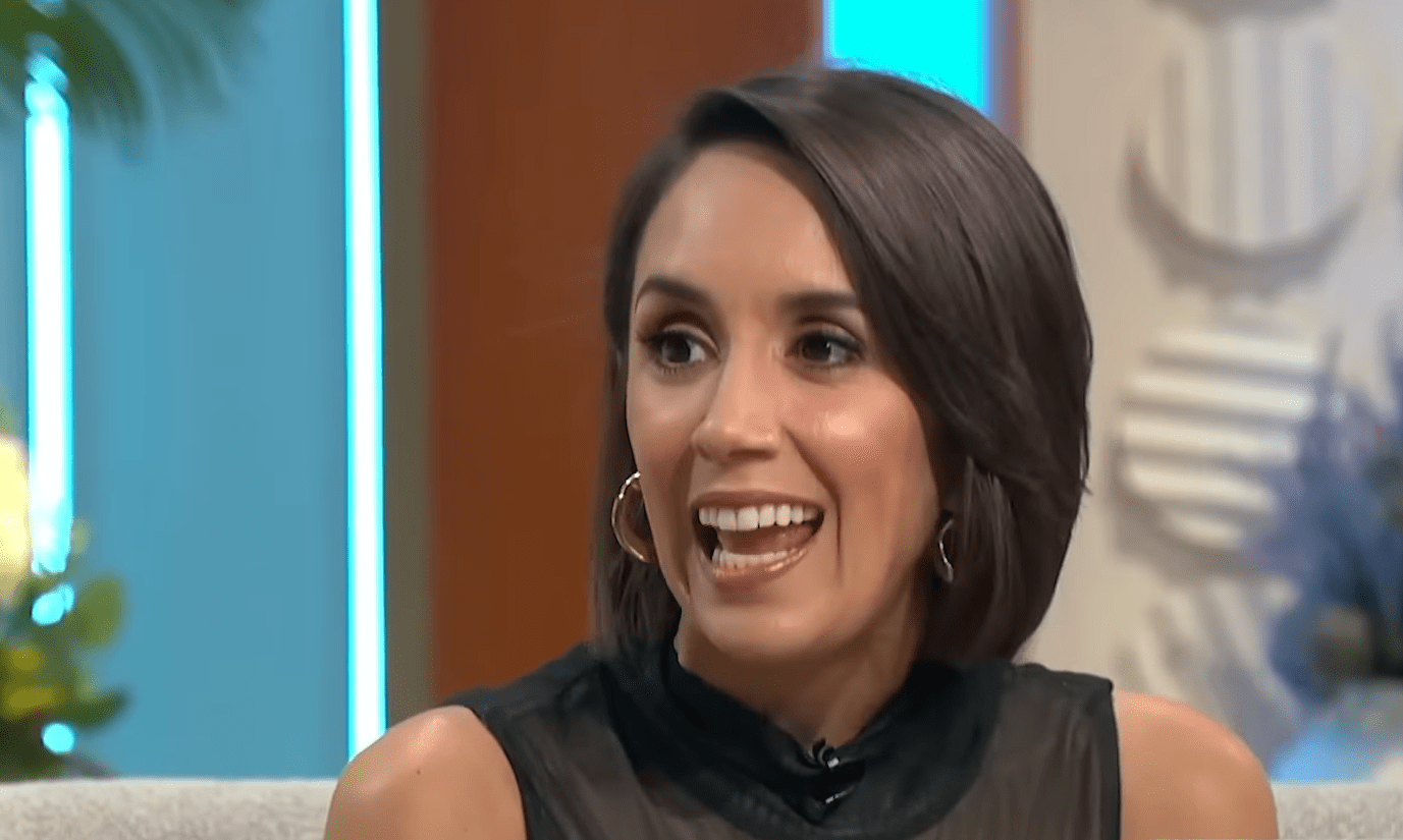 Janette Manrara smiling on Lorraine